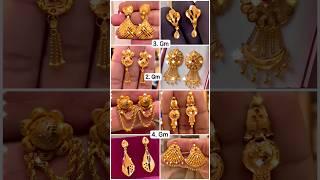 Latest Gold Tops Earrings Designs |Gold Stud Earrings Designs For Daily Use| #goldearrings #vlog #83