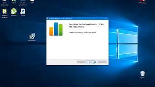 Как установить на панель задач индикатор скорости интернета для Windows 10 NetSpeedMonitor
