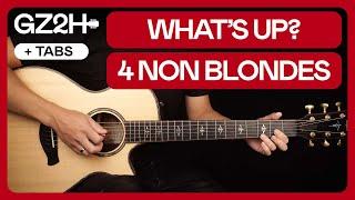 What's Up Guitar Tutorial 4 Non Blondes Guitar Lesson |Chords + Strumming + Lead|