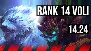 VOLIBEAR vs MAOKAI (TOP) | 5/1/5, Rank 14 Voli | KR Challenger | 14.24