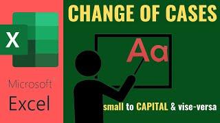 How to Change from Small to CAPITAL LETTERS  in Excel