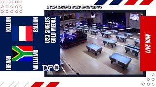 Killian Ballon v Irfaan Williams | U23 Gold Medal Match | 2024 BI World Blackball Championship