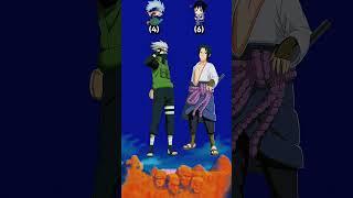 Who is strongest Kakashi VS Sasuke #naruto #kakashi #sasuke