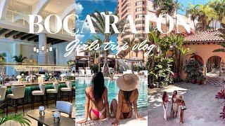 BOCA RATON GIRLS TRIP VLOG |  The Boca Raton + Aesthetic Restaurants + Beach Days + Spa Days