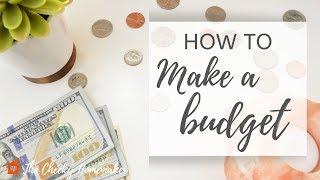 HOW TO MAKE A BUDGET | THE CHEEKY HOMEMAKER