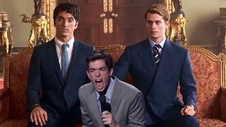 Red White and Royal Blue but everything is explained by John Mulaney