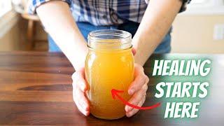 The Homemade Meat Stock Recipe that Kickstarted My Recovery (Start Here!)