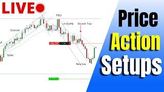 Learn Price Action Trading LIVE - High Probability Setups