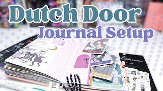 Weekly Creative Journal Setup & Plan With Me October 2024 [Dutch Door Spread]