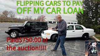 flipping cars to pay off my auto loan