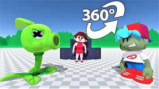 360 video | Plants Vs Rappers 360° FNF Animation | FNF 360 | Weirdo3D | FNF VR