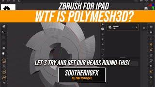 Zbrush on the iPad -  Make Polymesh3D