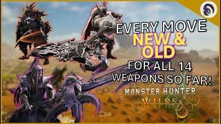 Monster Hunter Wilds - EVERY WEAPON MOVE SO FAR!! [All 14 Weapons]