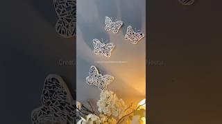 DIY Cement wall butterfly  #shorts #diyideas #diybutterfly #diy @CreativeHomesAndGardensByNeetu