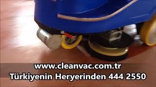 Cleanvac Binicili Zemin Temizleme Makinesi Kullanımı