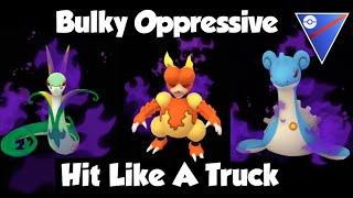THIS TRIPLE SHADOW TEAM HITS LIKE A TRUCK Great League FT Lapras Serperior & Magmar