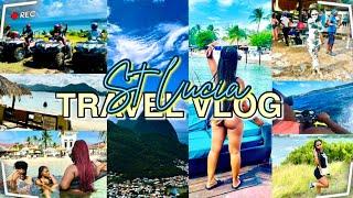 WELCOME TO ST LUCIA ‼️||TRAVEL VLOG ︎ |Mud Bath ,ATVs, Sunset Cruise, Jet-skiing & MORE!