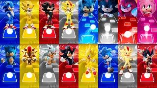 All Characters Mega-Mix: Sonic The Hedgehog  Super Sonic  Shadow  Super Shadow  Knuckles  Amy