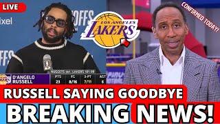 URGENT! JUST OUT! D ANGELLO RUSSEL LEAVING THE LAKERS! SHAKE THE NBA! LAKERS NEWS!