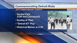 Commemorating the anniversary of the Detroit 1967 riots