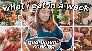 what i eat in a WEEK in quarantine