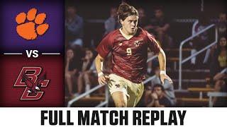 Clemson vs. Boston College Full Match Replay | 2024 ACC Men's Soccer