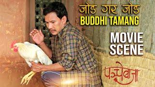 जोड गर जोड बुद्धि तामांग || Buddhi Tamang Comedy | Nepali Movie Scene | Panche Baja