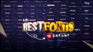 40+ Popular fonts for editing | dafont | Part 2