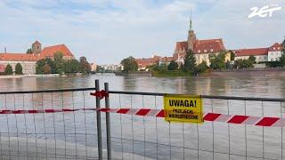 WALKA Z WIELKĄ WODĄ: Wrocław czeka na nadejście fali