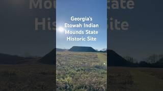 Fun afternoon exploring Etowah Indian Mounds in Georgia #localhistory #stateparks #georgia #history