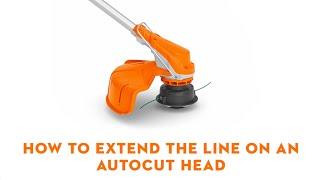 How to Extend The Line on A STIHL AutoCut Mowing Head | STIHL How-to | STIHL GB