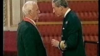 John Charles Receives C.B.E Medal