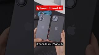 Difference between iphone 15 and 16 #iphone #shorts #smartphone