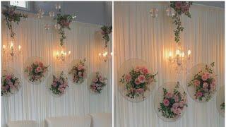 DIY- Round Floor Hoop Backdrop