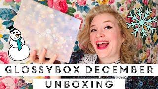 Glossybox December 2024 unboxing!!!! Christmas box reveal!!!