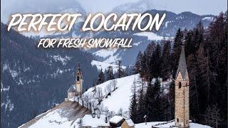 PERFECT CONDITIONS WITH AN ITALIAN GUIDE FROM KILDARE : DOLOMITES WINTER 2020 Landscape photography