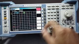 Rohde & Schwarz FSL  การตั้งค่าทดสอบ Out of band