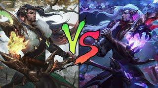 Truth Dragon Yasuo VS Dream Dragon Yasuo Skin Comparison Spotlight 2021 - League of Legends