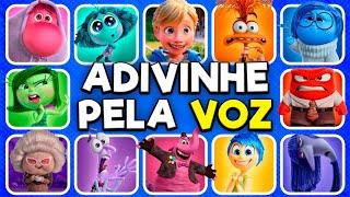 ️‍️ Adivinhe o PERSONAGEM de DIVERTIDA MENTE pela VOZ  | Teste de Conhecimento | Mundo Quiz