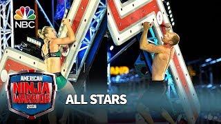 Jessie Graff V.S. Brian arnold on the thunderbolt (American Ninja Warrior 2016