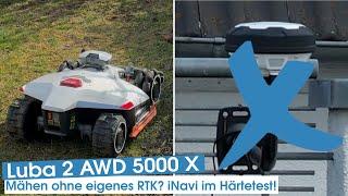 Mammotion Luba 2 AWD 5000 X Praxis-Test: Wie gut sind iNavi & Auto-Mapping?