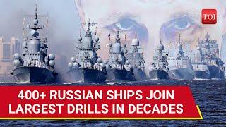 Russia Shoots Kalibr Missiles From Under Water To Obliterate Enemies | Putin Navy's Biggest Drills