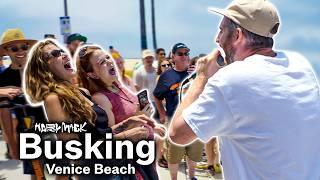 My Favorite New Word | Harry Mack Busking in Venice Beach