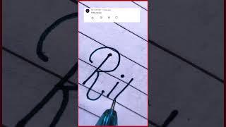 Ritik name handwriting practice in English || Study purpose #Ritik #viralshorts #shorts
