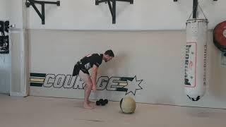 Fitness - Wall Ball - Coach STEVE - COURAGE TRAINING CENTRE