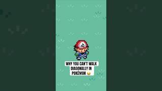 Why you can’t walk diagonally in Pokémon  #pokemon #shorts