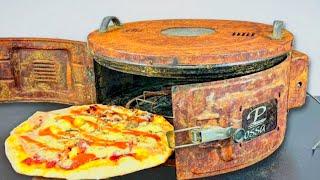 The Pizza Oven Restoration Process||Full video credit to @MrRescue || #ASMR