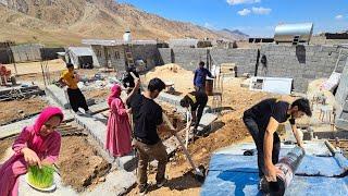Preparing for the Rain: Milad's Rooftop Waterproofing with Amir's Family