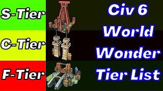 (Civ 6) Complete World Wonder Tier List For Civilization 6 || Tier List For Civilization 6