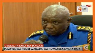 Inspekta jenerali wa polisi Douglas Kanja ahojiwa bungeni kuhusu utekajinyara na mauaji ya wakenya